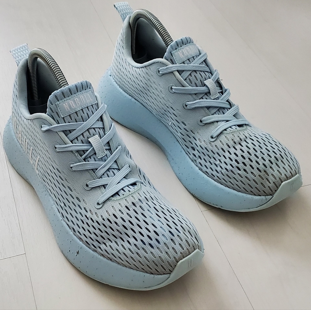 Nobull Shoes Mens Runner + Plus Pastel Sky Blue Size M 10 / W 11.5 Running EUC